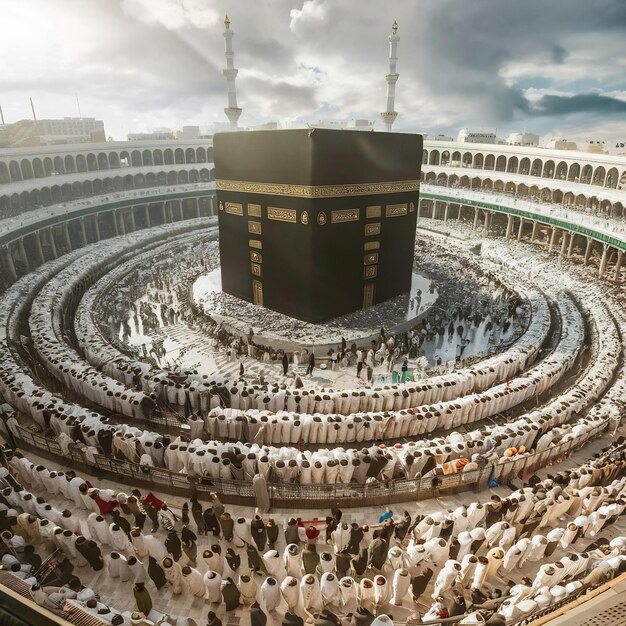 Foto makkah kaaba hajj musulmanes