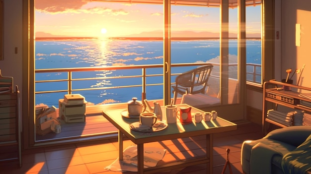 Makoto Shinkai-Hintergrund