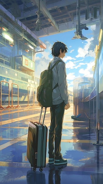 Makoto Shinkai-Hintergrundästhetik