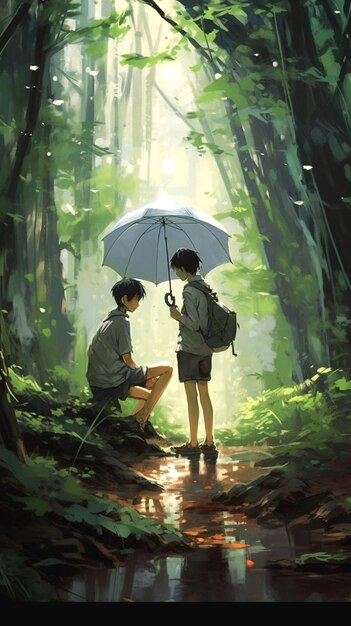 Makoto Shinkai Hintergrunddesign