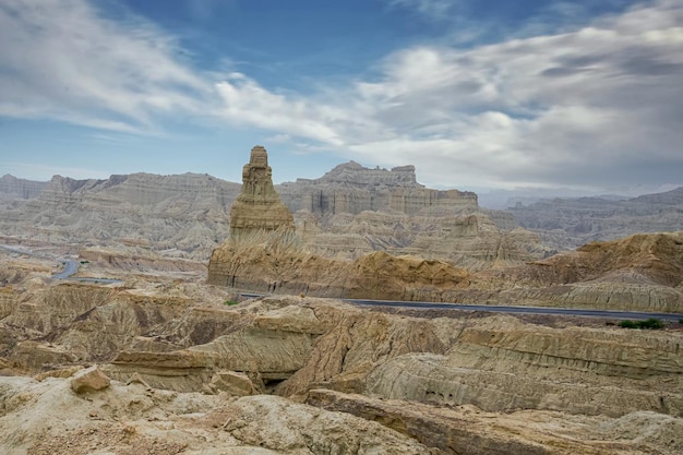 Makran Coastal Highway entlang der pakistanischen Küste des Arabischen Meeres von Karatschi nach Gwadar in Belutschistan