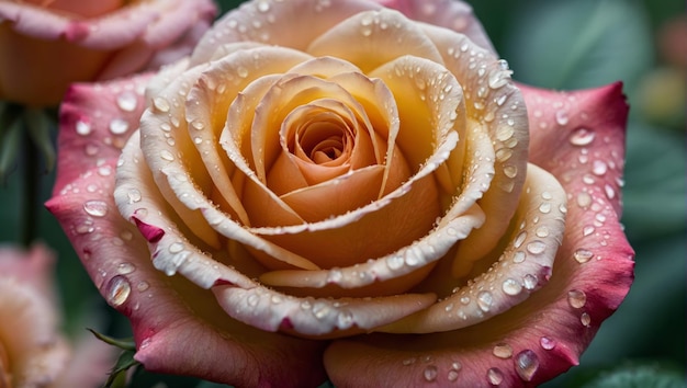 makro-fotografie weiße Rosenblume