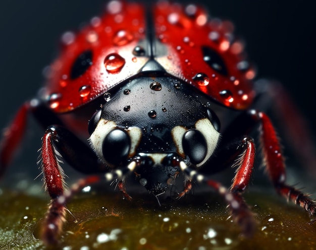 Makrofoto eines Insekts