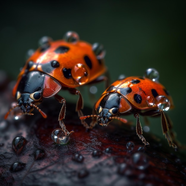 Makrofoto eines Insekts