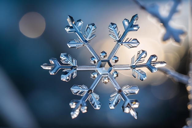 Foto makrofotografie der natur im winter