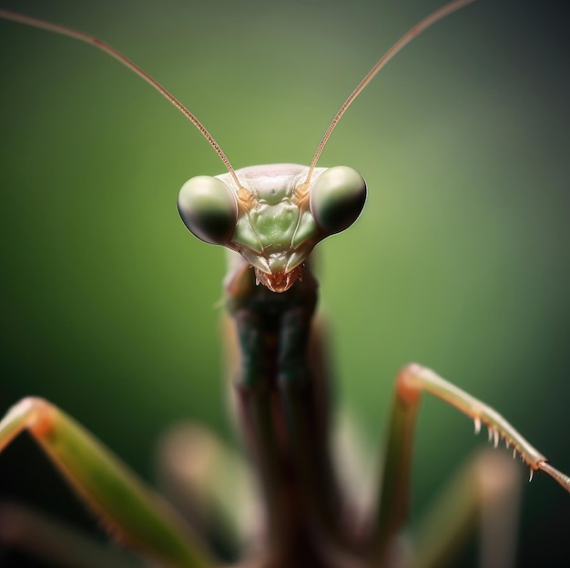 Makrofotografie von Mantis