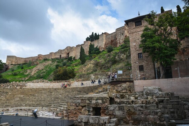 Malaga Andalusien Altes römisches Theater