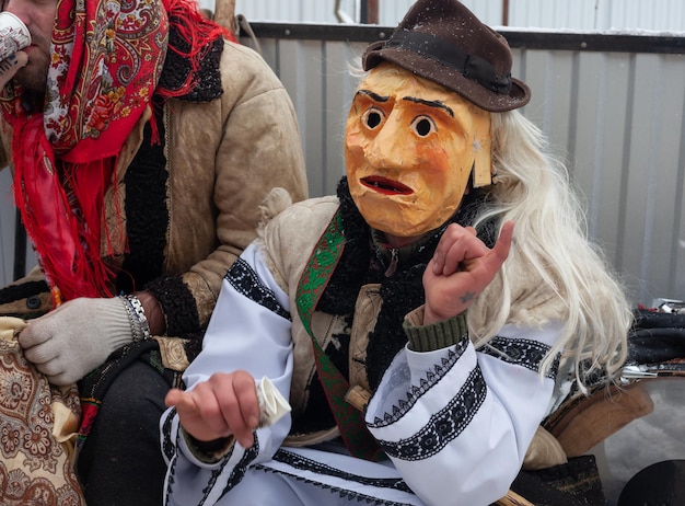 Malanka oder großzügiger Abend ist ein ukrainischer nationaler und kirchlicher Feiertag