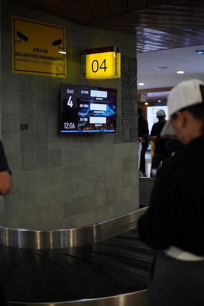 Foto malas na bagagem do aeroporto