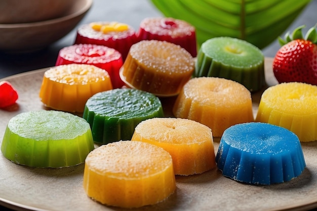 Foto malasia popular postre dulce variado o simplemente conocido como kueh o kuih ar c