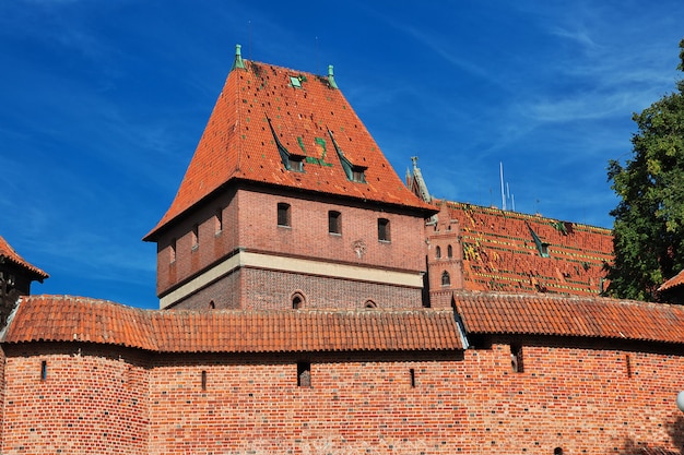 Malbork é o castelo dos cruzados na Polônia