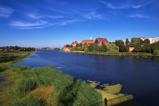 Malbork ist die Kreuzritterburg in Polen