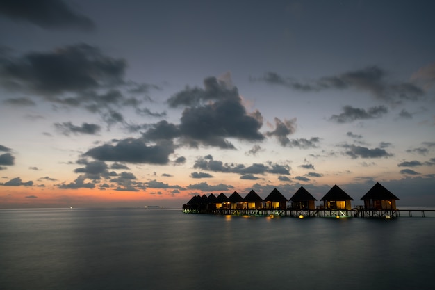 Malediven Beach Resort während der Sommerferien