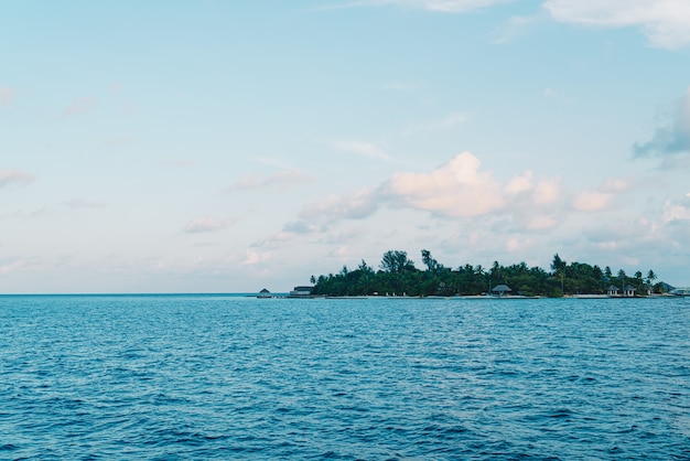 Malediven-Insel im Indischen Ozean