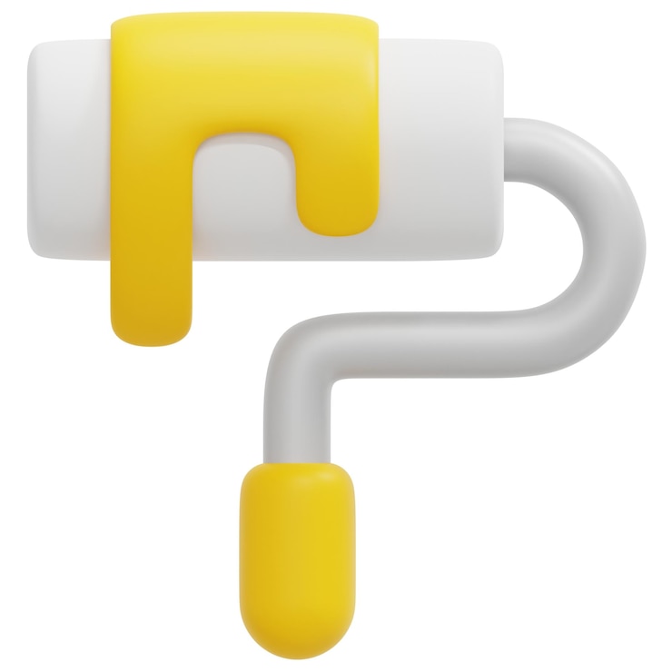 Foto malen sie 3d-render-symbol-illustration