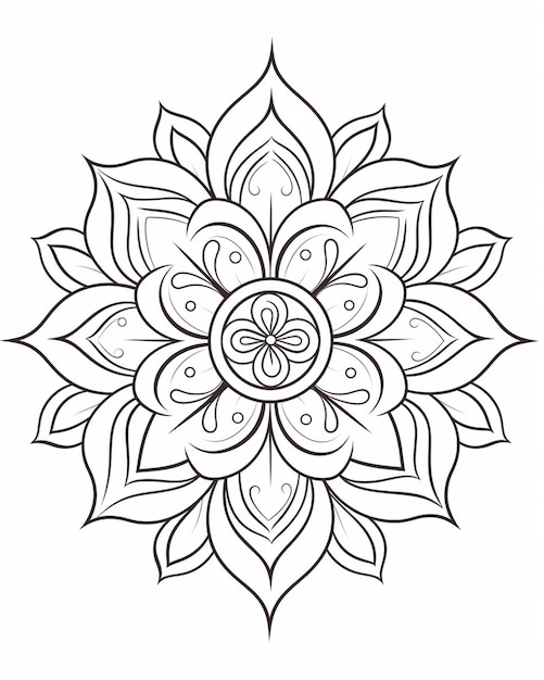Malen von Ornamenten für Mandala