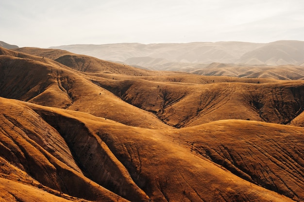 Malerische Berge in Peru. Hochland von Peru, Tal Kolka.