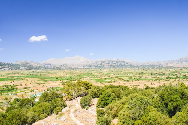 Malerische Hochebene in Griechenland auf der Insel Kreta