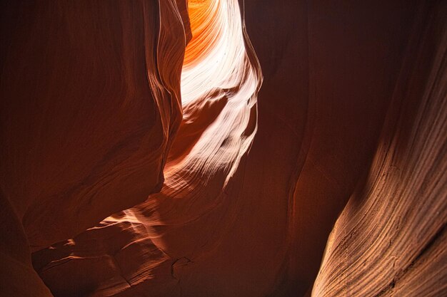 Malerische Höhlen und Felsformationen des Antelope Canyon in Arizona