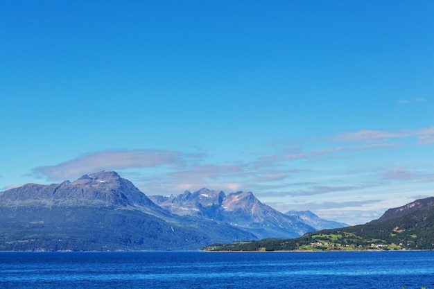 Malerische Landschaften von Nordnorwegen