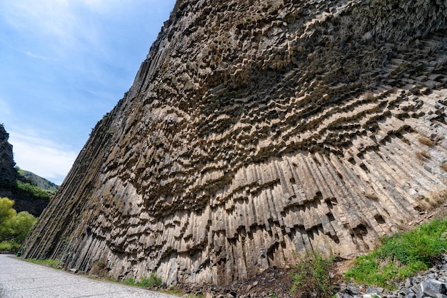 Malerische Stone Symphony-Felsen in der Nähe von Garni Armenia