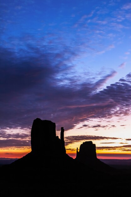 Malerischer Blick auf das Monument Valley