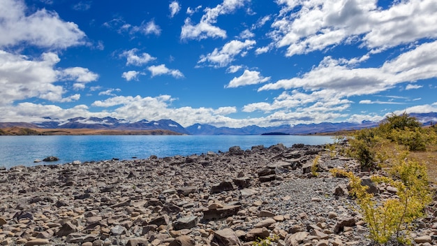 Malerischer Blick auf den Lake Tekapo