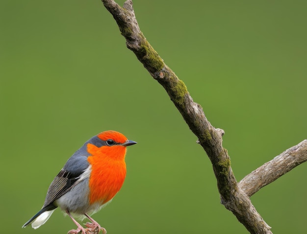 malerischer blick auf den schönen vogel in der natur