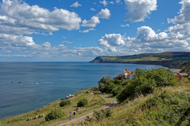 Malerischer Blick auf Robin Hoods Bay