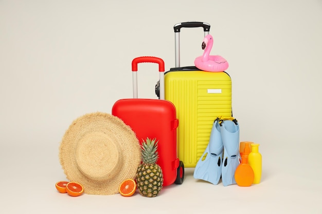 Maleta equipaje equipaje para viajes de verano y vacaciones