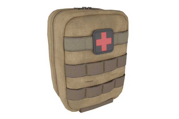 maletín militar de primeros auxilios renderizado 3d