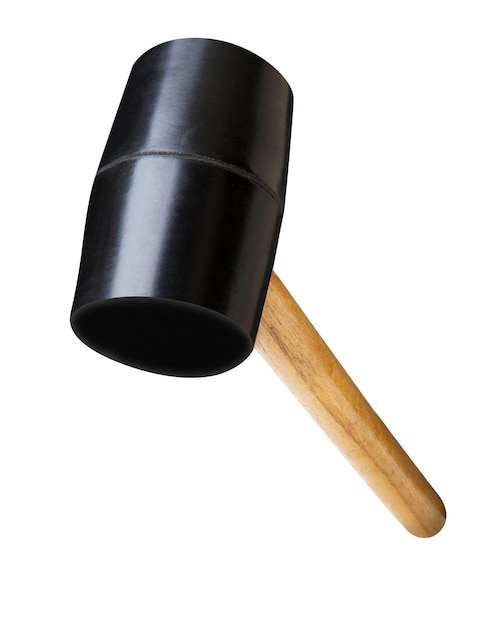 Mallet de caucho con caminos de corte