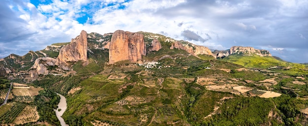 Mallos de Riglos em Huesca Espanha