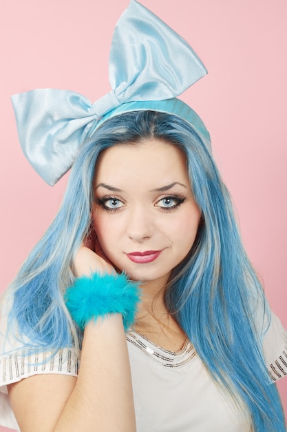 Malvina mit den blauen Haaren