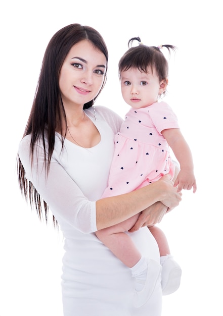 Mamá y bebé de quince meses