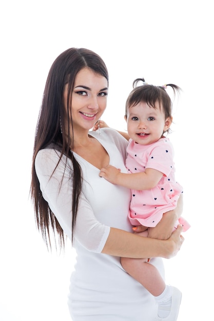 Mamá y bebé de quince meses