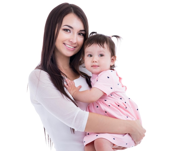 Mamá y bebé de quince meses