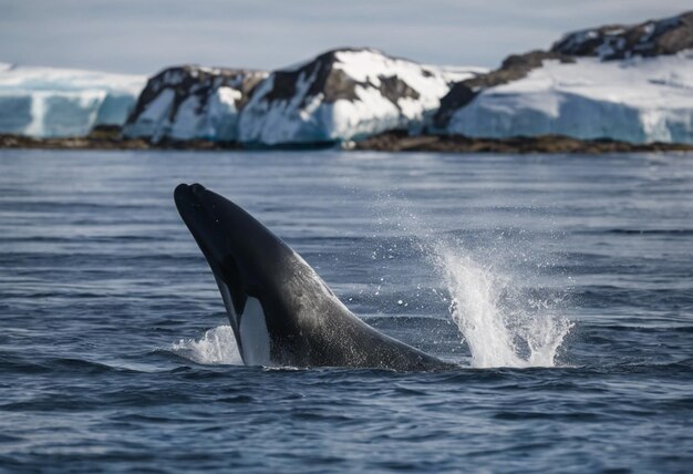 Mamíferos marinos del Ártico Buceadores graciosos de los mares fríos