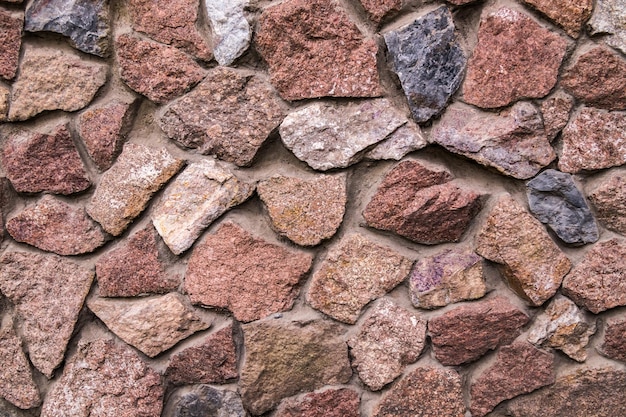 Mampostería de piedras de granito como fondo