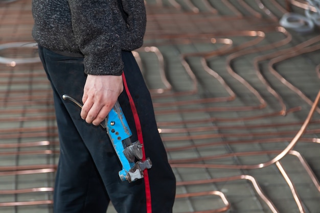 Man Hold Pipe Bender für Kupferrohre