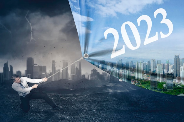 Man versucht mit 2023 Zahlen die Umwelt zu retten