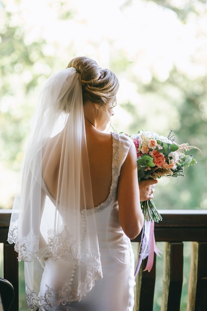 Foto mañana novia antes de la boda