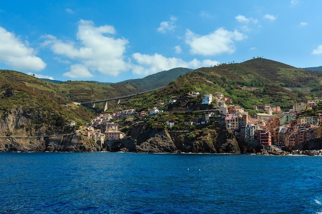 Manarola desde el barco Cinque Terre