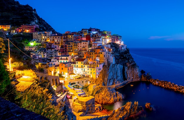 Manarola in der Nacht