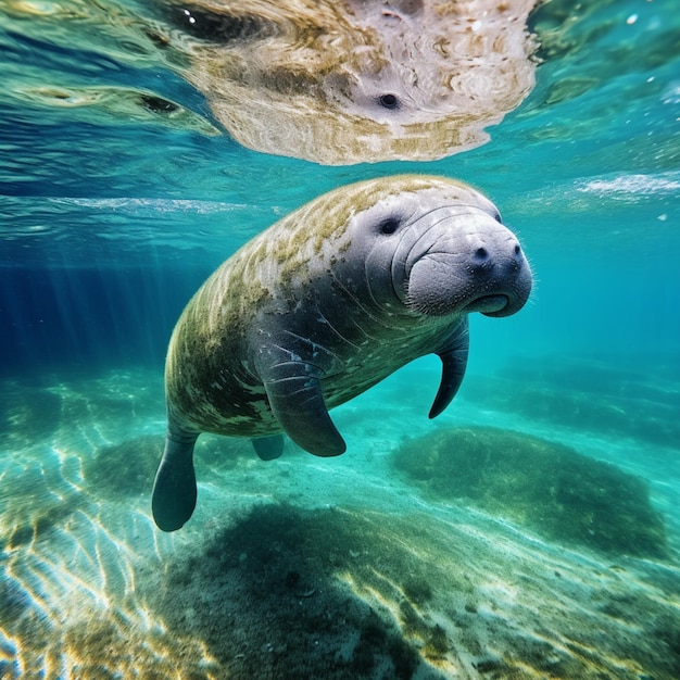 Manatí de la selva amazónica IA generativa