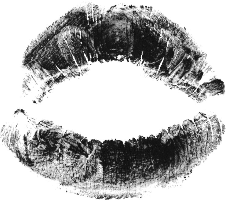 Foto las manchas de beso ligeras