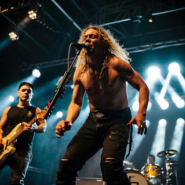 Foto manchester reino unido alien weaponry actúa en vivo en el almacén o2 victoria en manchester, reino unido