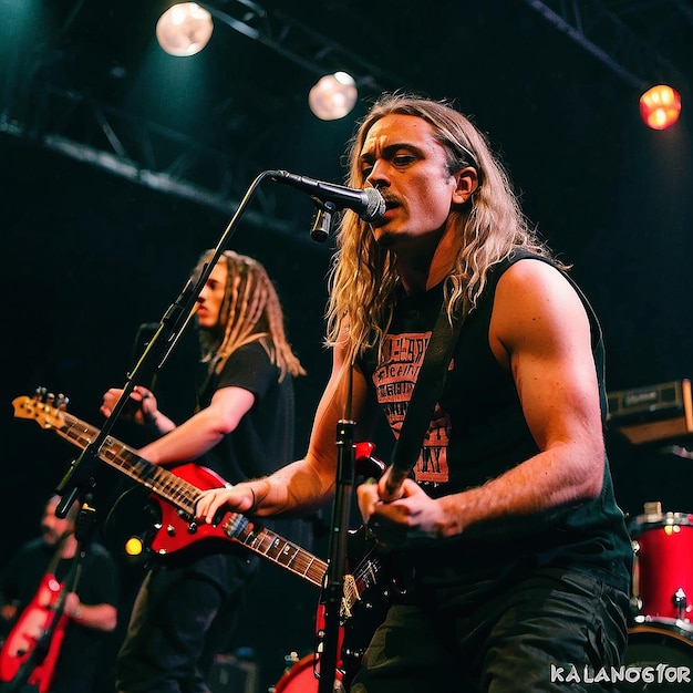 Foto manchester reino unido alien weaponry actúa en vivo en el almacén o2 victoria en manchester, reino unido