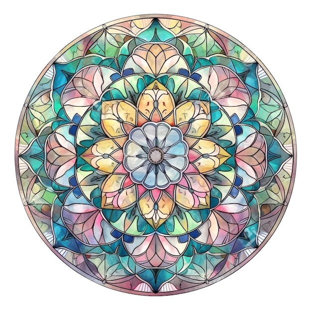 mandala de vidro 32