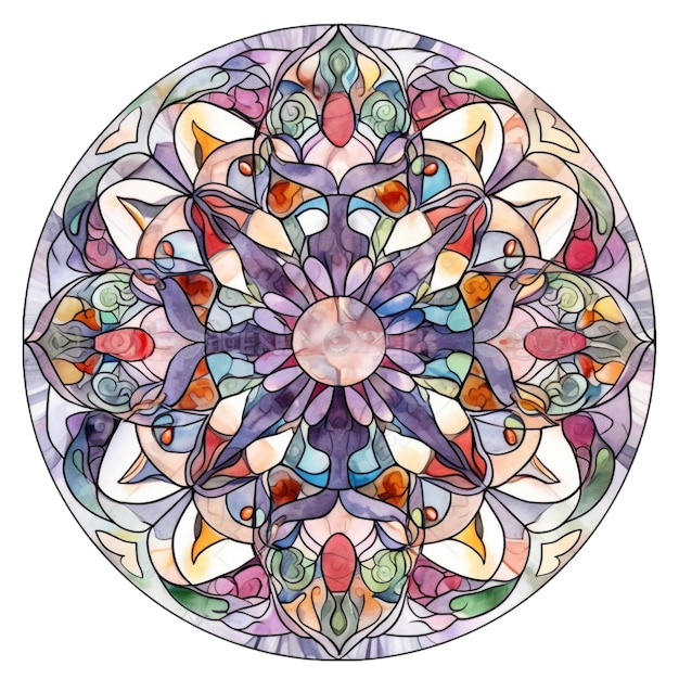 mandala de vidro 52